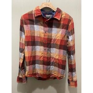 Hudson And Barrow (Men Size M) 100% Cotton Mountain Flannel Button Down Shirt